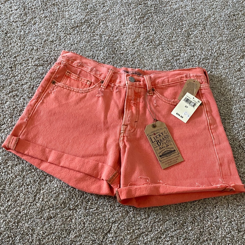 Coral Lucky Brand shorts size 4